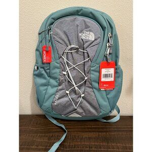 North Face Women's Jester Backpack/Computer Bag Aqua/Grey